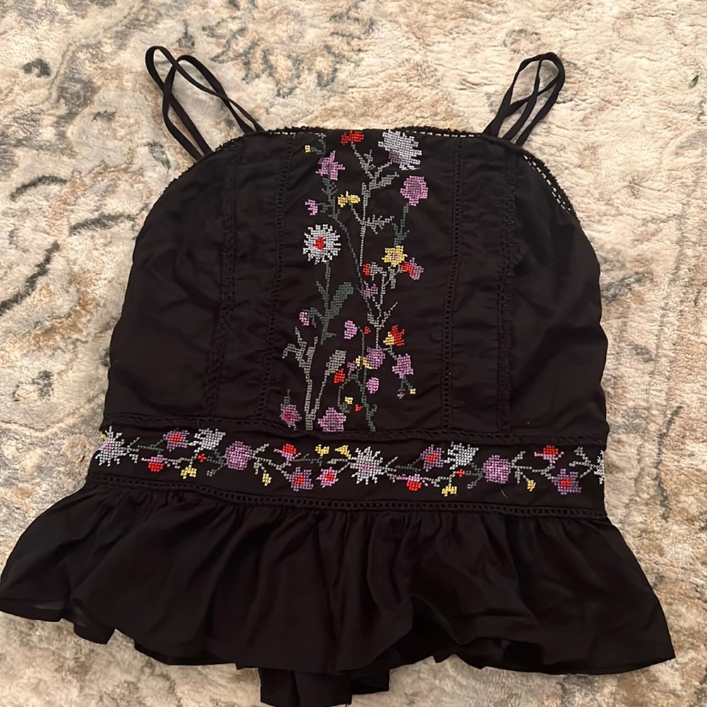 Top Shop Tank Top, Open Back Size 6